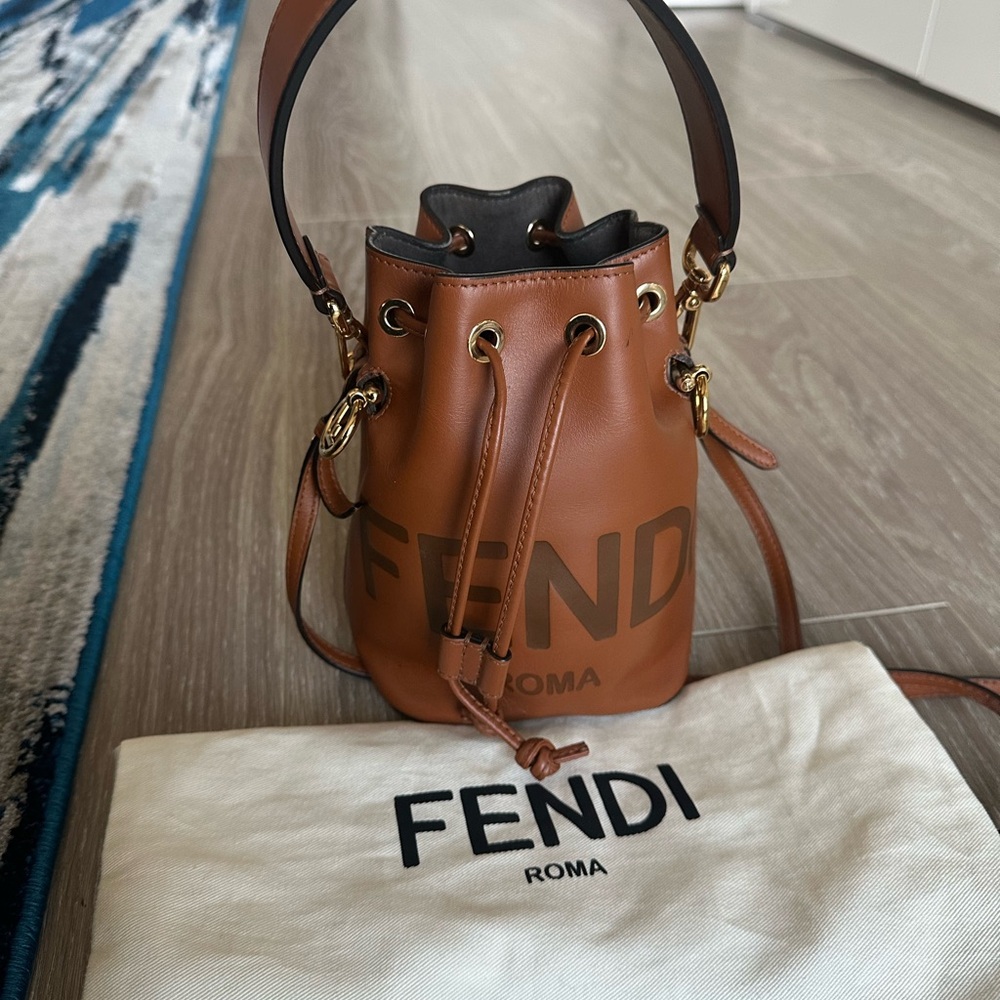 Fendi Brown Mon Tresor Brown Mini Crossbody Bag